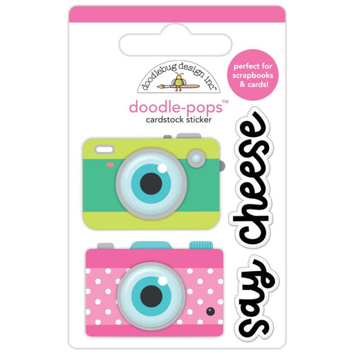 Doodlebug Design Summer Fun - Photo Op Doodle-Pops 3D Sticker