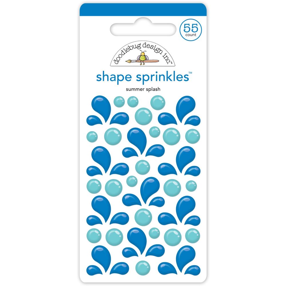 Doodlebug Design Summer Fun - Summer Splash Shape Sprinkles