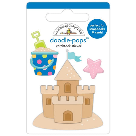 Doodlebug Design Summer Fun - Diggin' Summer Doodle-Pops 3D Sticker