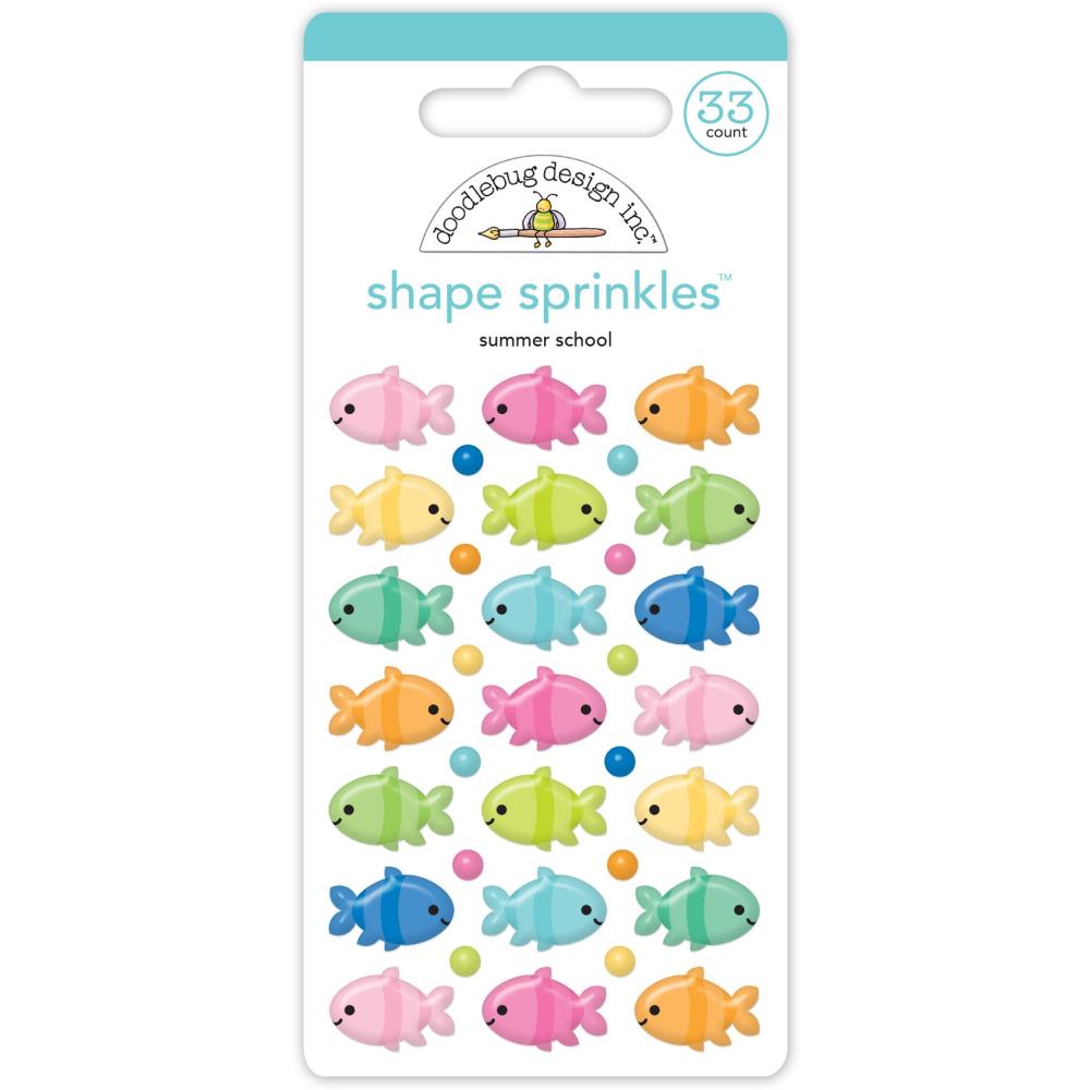 Doodlebug Design Summer Fun - Summer School Shape Sprinkles