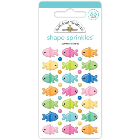 Doodlebug Design Summer Fun - Summer School Shape Sprinkles