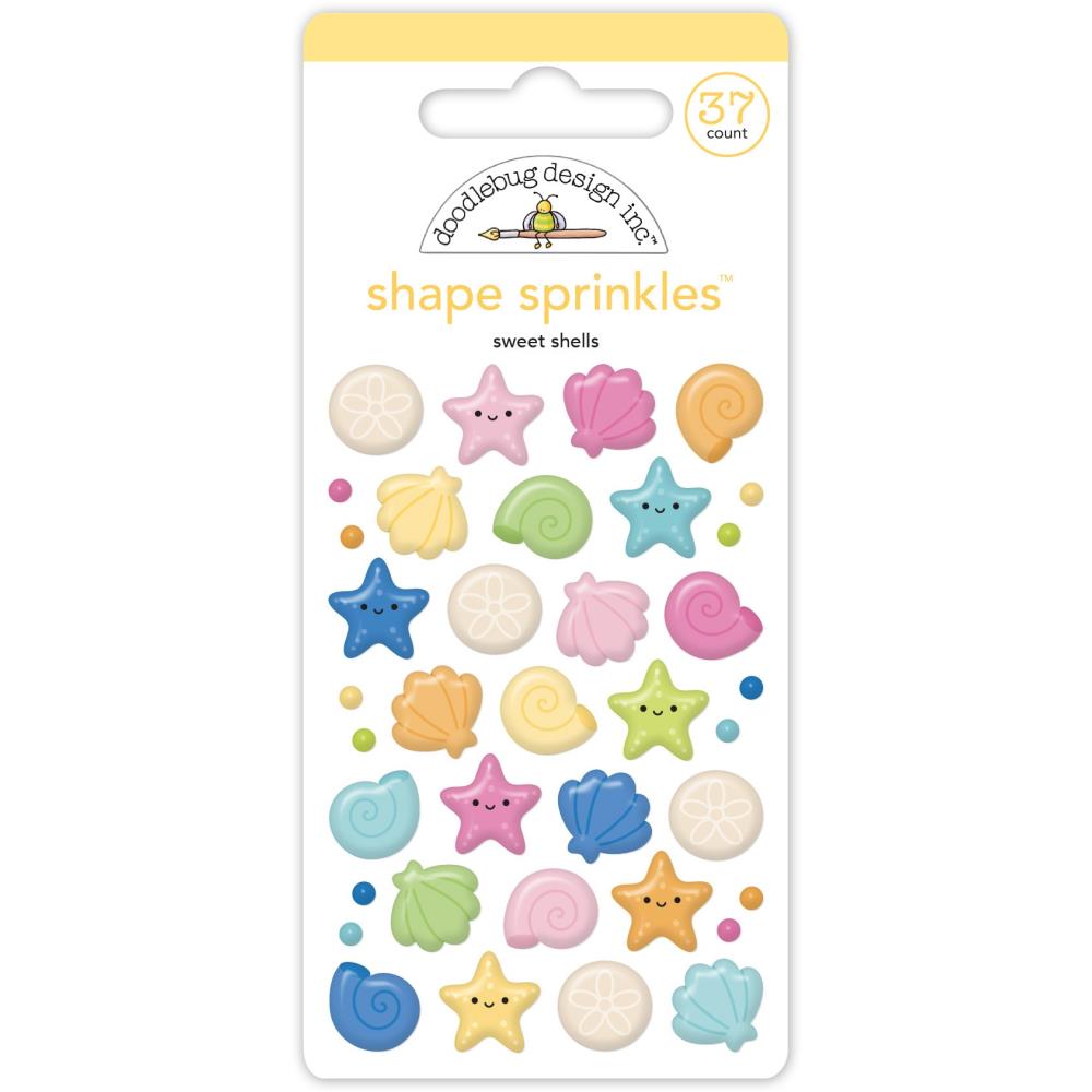 Doodlebug Design Summer Fun - Sweet Shells Shape Sprinkles