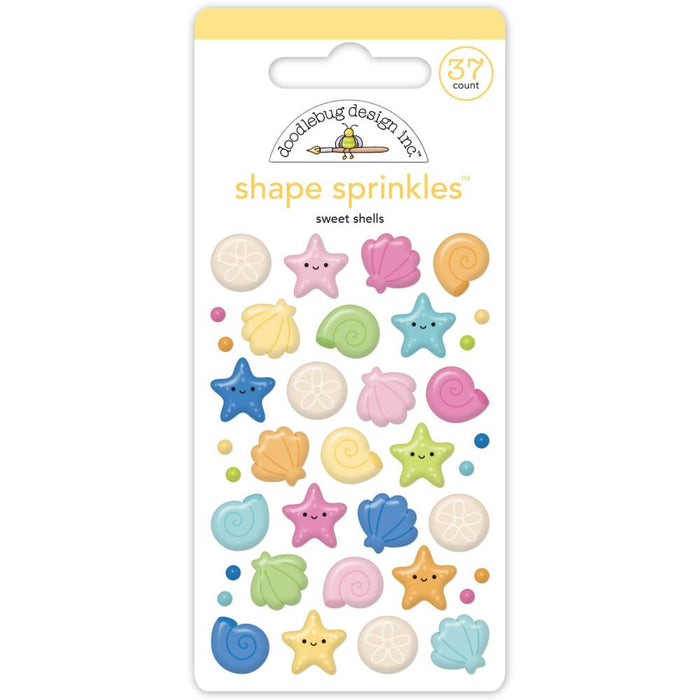 Doodlebug Design Summer Fun - Sweet Shells Shape Sprinkles