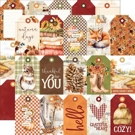 Simple Stories Simple Vintage Autumn Breeze - Tag Elements