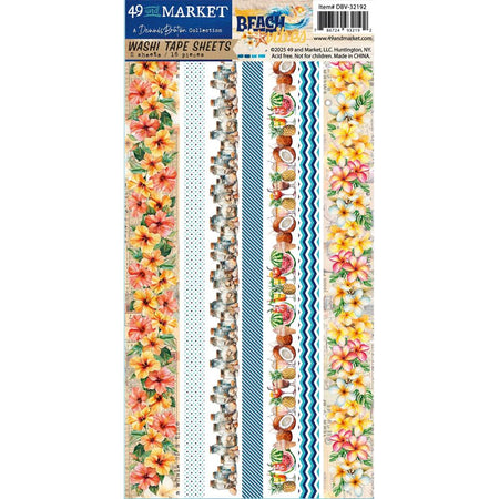 49 & Market Beach Vibes - Washi Tape Sheets