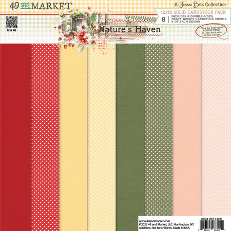 49 & Market Nature's Haven - 12x12 Solids Collection Pack