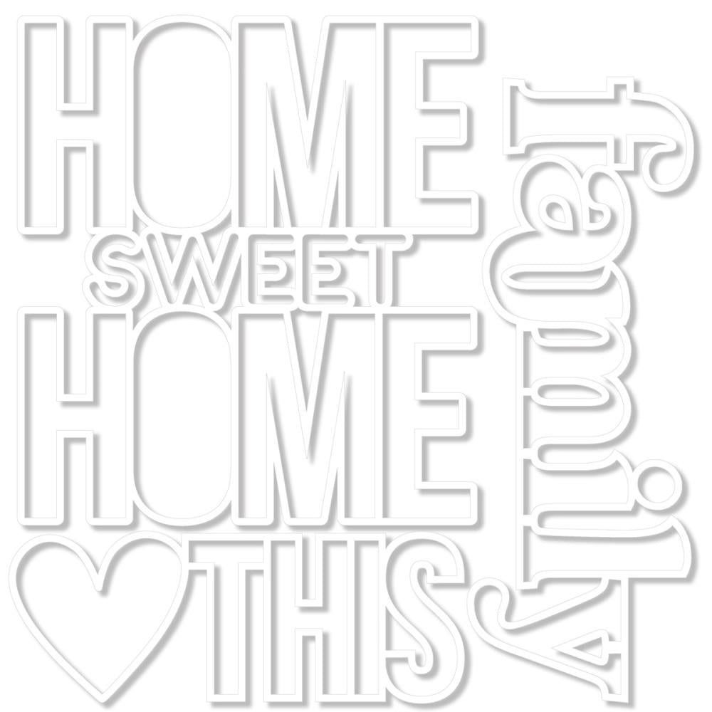 Bella Blvd Love Grows Here - Home Sweet Home Cut-Outs