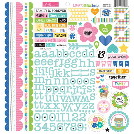 Bella Blvd Love Grows Here - Doohickey Cardstock Stickers