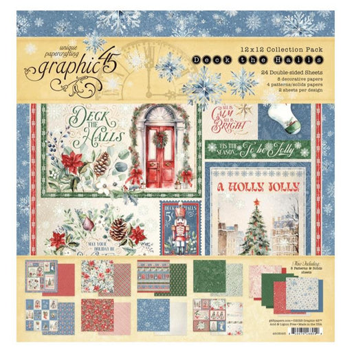 Graphic 45 Deck The Halls - 12x12 Collection Kit