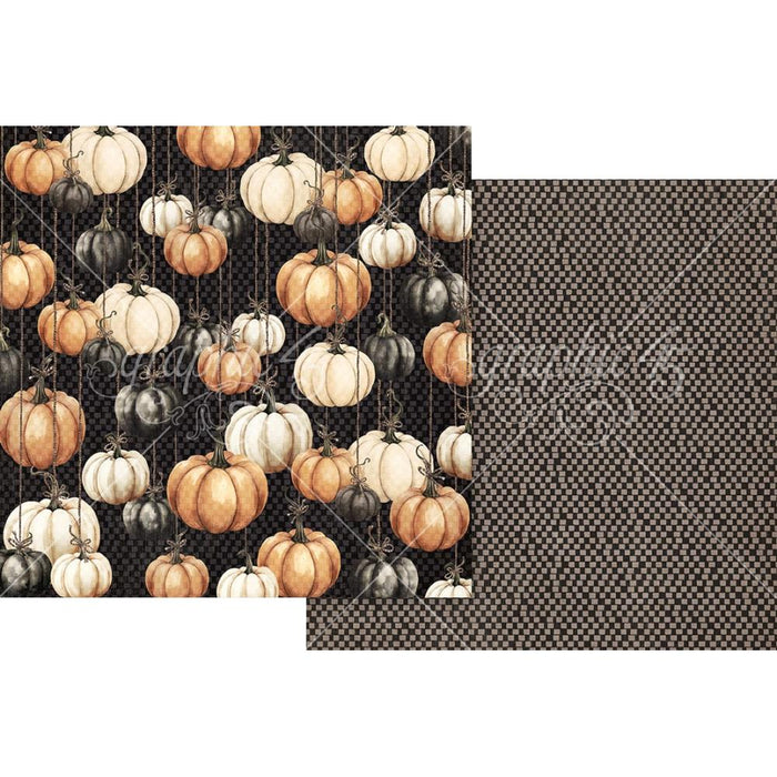 Graphic 45 Ghostly Greetings - Hanging Pumpkins