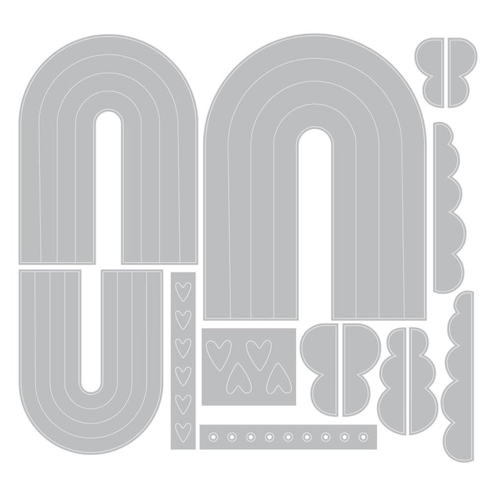 Sizzix Thinlits Die - Rainbow Arches