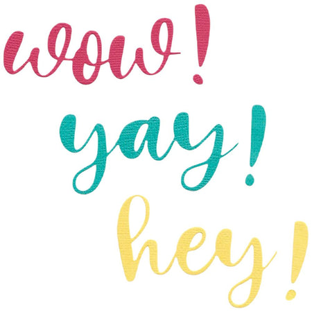 Sizzix Thinlits Die - Exclamation Word