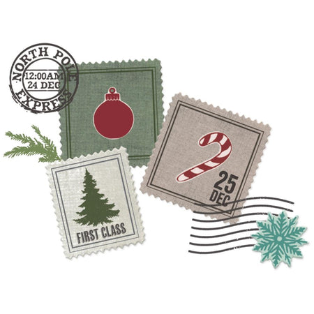 Sizzix Framelits Die & Stamp Set by 49 & Market - Special Delivery