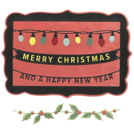 Sizzix Framelits Die by 49 & Market - Snap and Swap Merry Christmas