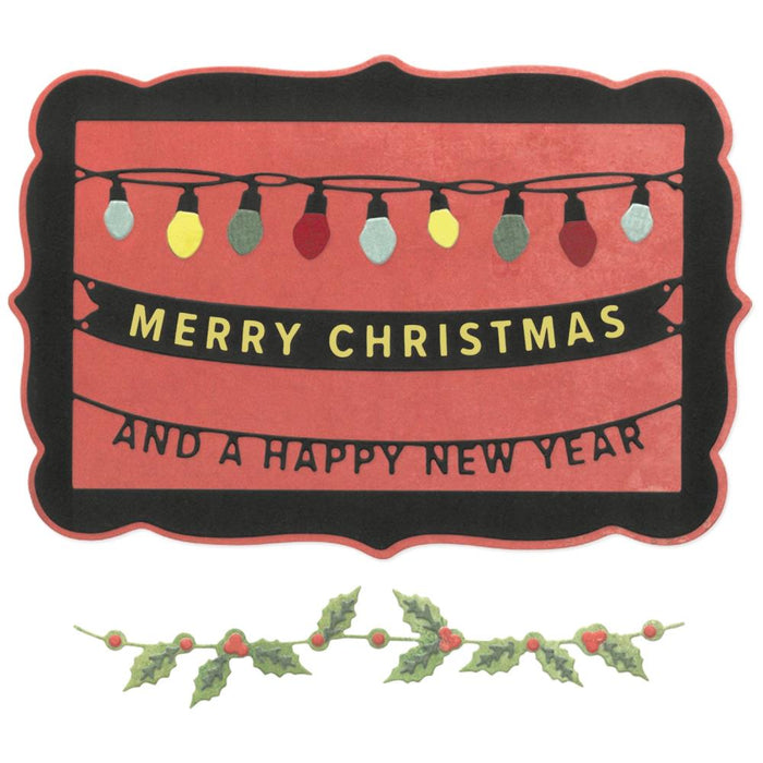 Sizzix Framelits Die by 49 & Market - Snap and Swap Merry Christmas