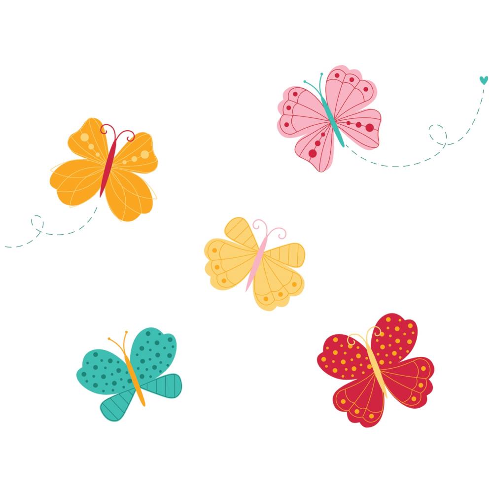Sizzix Clear Stamps - Bright Butterflies #1