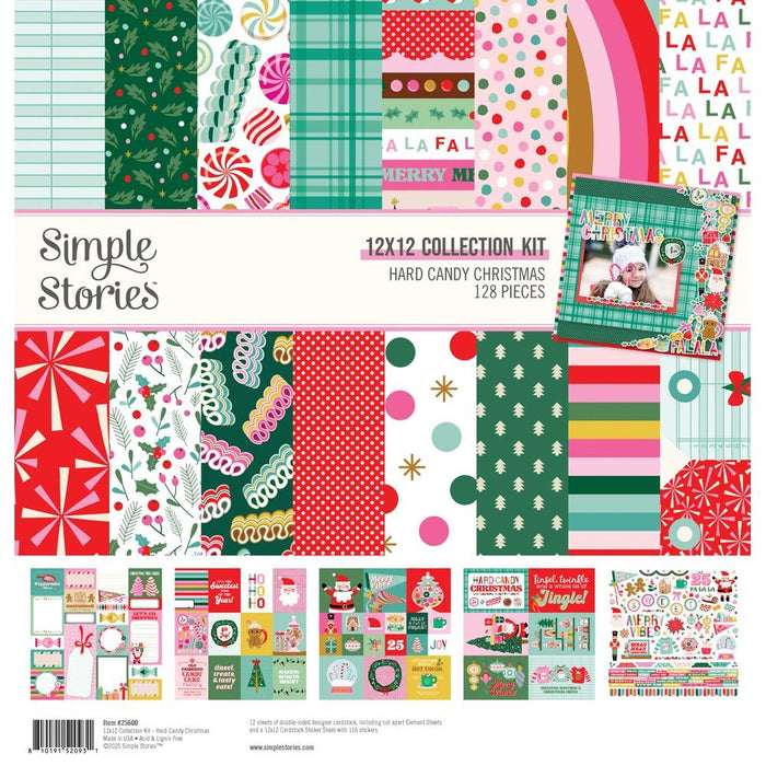 Simple Stories Hard Candy Christmas - 12x12 Collection Kit