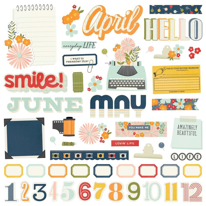 Simple Stories 12 Month Memory Calendar Kit