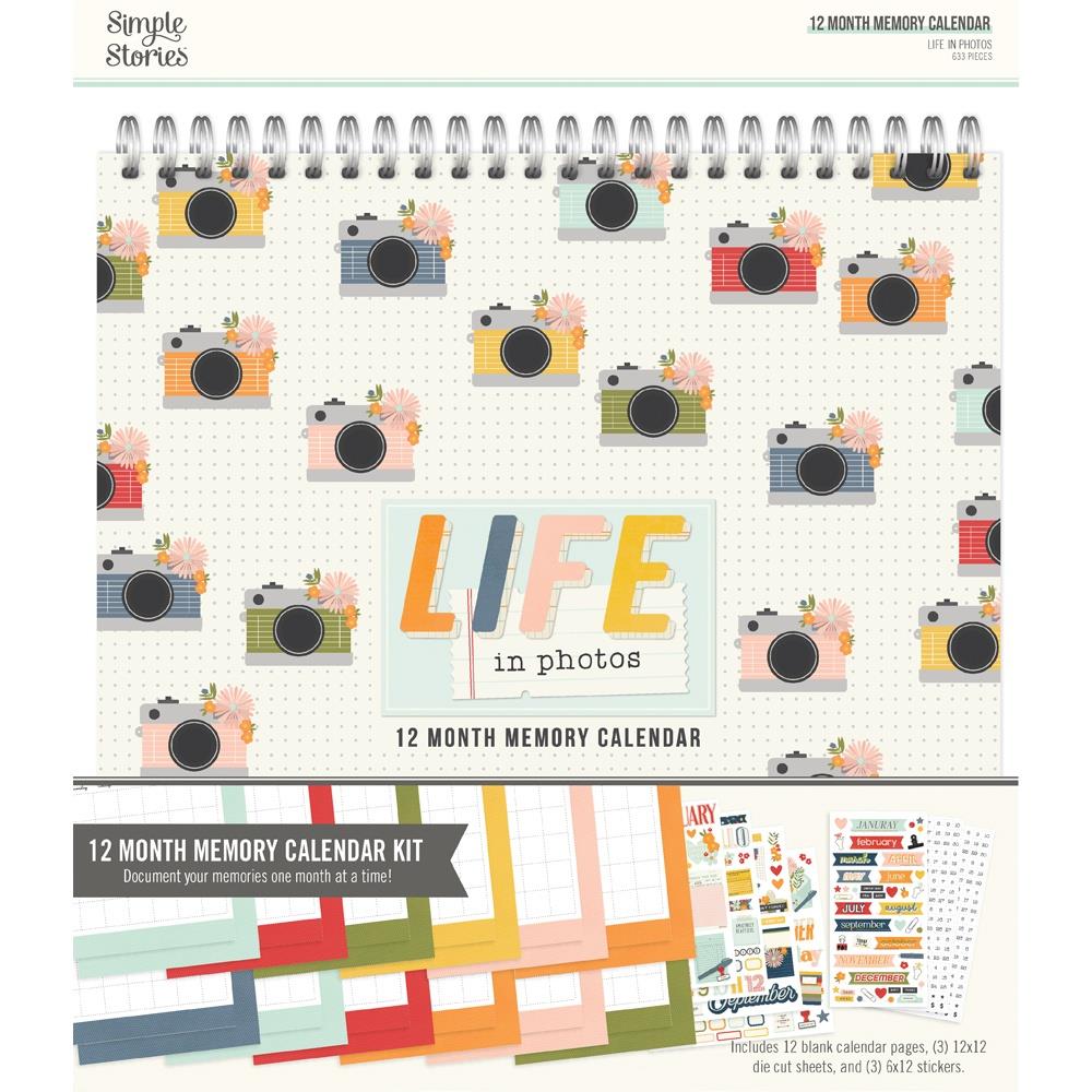 Simple Stories 12 Month Memory Calendar Kit — Papermaze