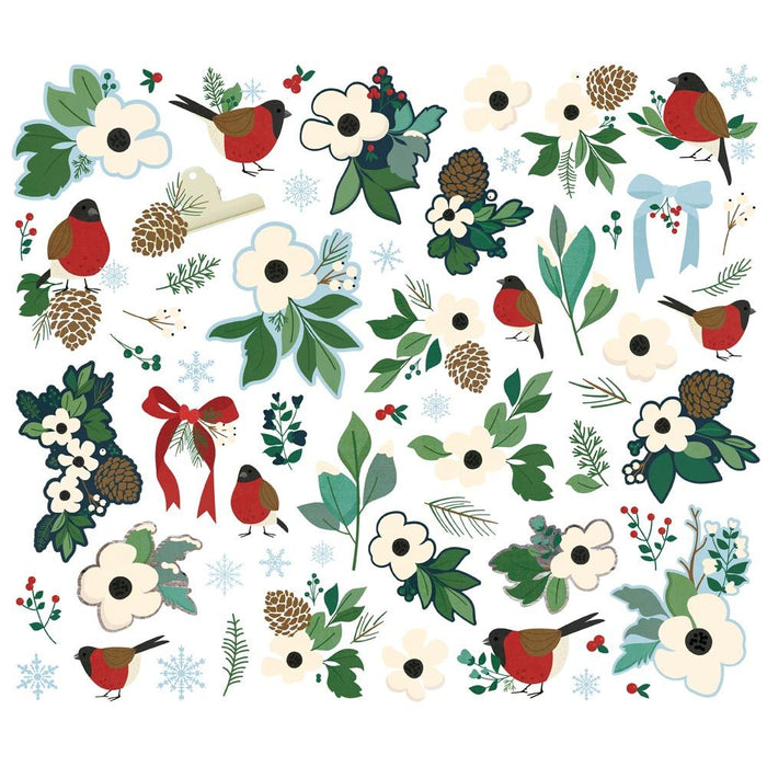 Simple Stories Simple Vintage Flannel Season - Floral Bits & Pieces