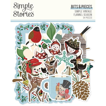 Simple Stories Simple Vintage Flannel Season - Bits & Pieces