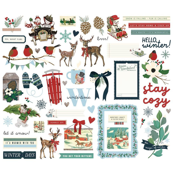 Simple Stories Simple Vintage Flannel Season - Bits & Pieces