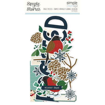 Simple Stories Simple Vintage Flannel Season - Page Pieces