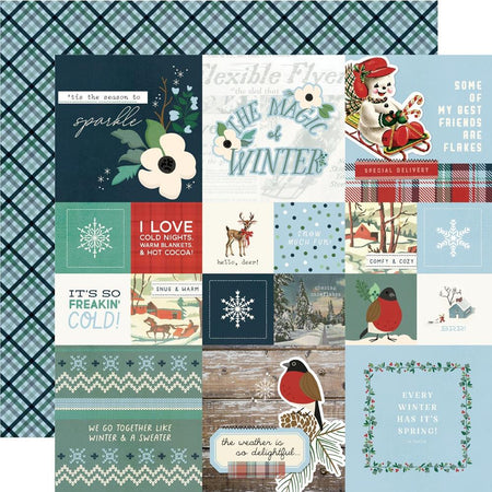 Simple Stories Simple Vintage Flannel Season - 2x2/4x4 Elements
