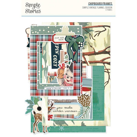 Simple Stories Simple Vintage Flannel Season - Chipboard Frames