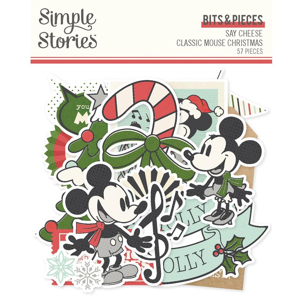Simple Stories Say Cheese Classic Mouse Christmas - Bits & Pieces