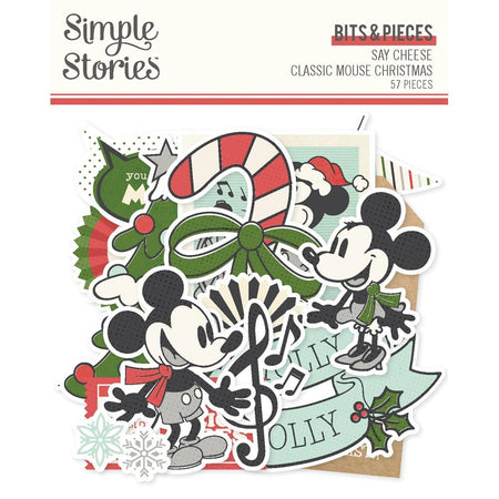 Simple Stories Say Cheese Classic Mouse Christmas - Bits & Pieces