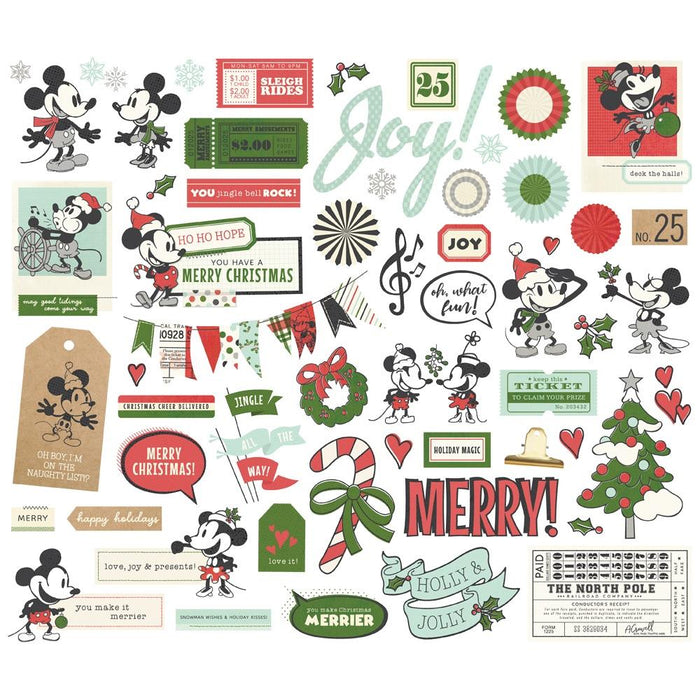 Simple Stories Say Cheese Classic Mouse Christmas - Bits & Pieces