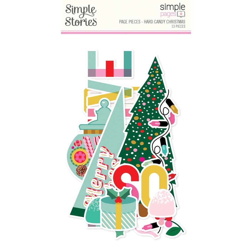 Simple Stories Hard Candy Christmas - Page Pieces