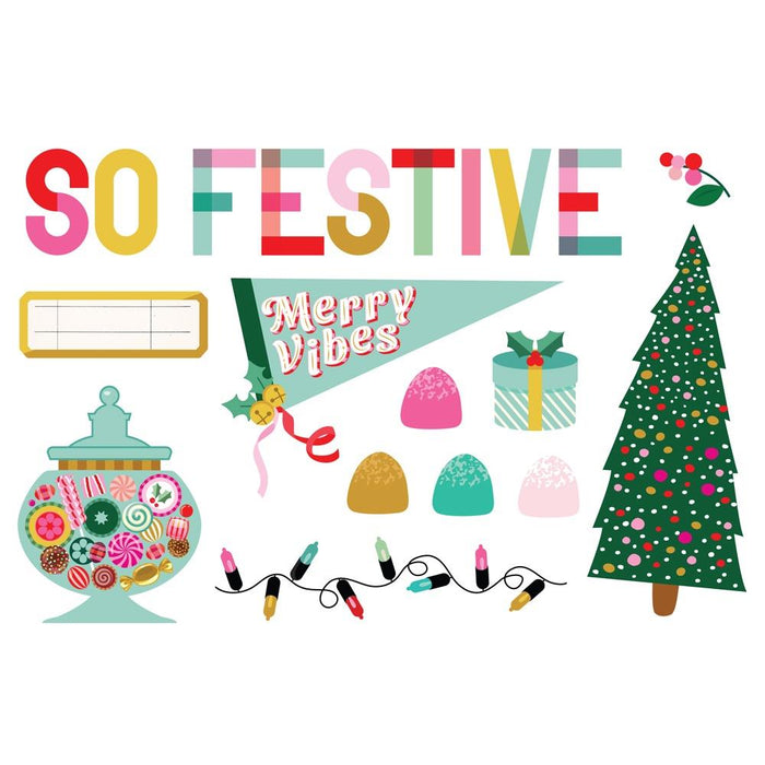 Simple Stories Hard Candy Christmas - Page Pieces