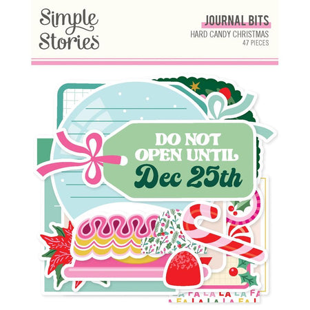 Simple Stories Hard Candy Christmas - Journal Bits & Pieces