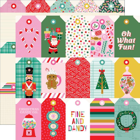 Simple Stories Hard Candy Christmas - Tag Elements