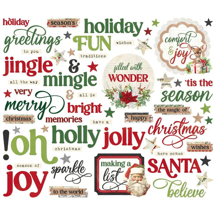 Simple Stories Simple Vintage Believe - Sentiments Bits & Pieces