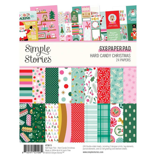 Simple Stories Hard Candy Christmas - 6x8 Paper Pad