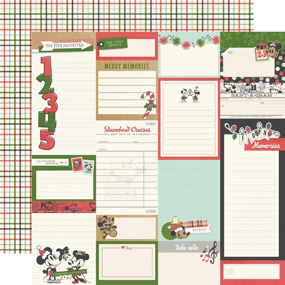 Simple Stories Say Cheese Classic Mouse Christmas - Journal Elements