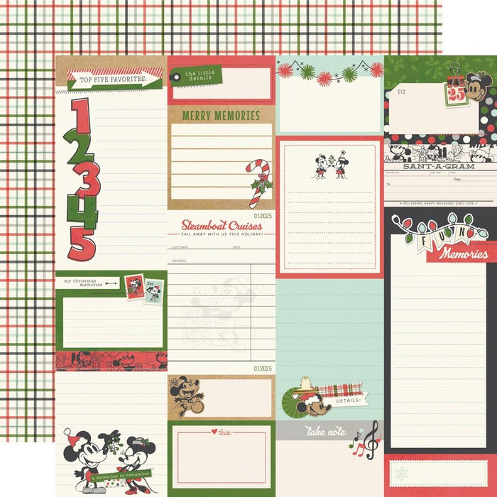 Simple Stories Say Cheese Classic Mouse Christmas - Journal Elements