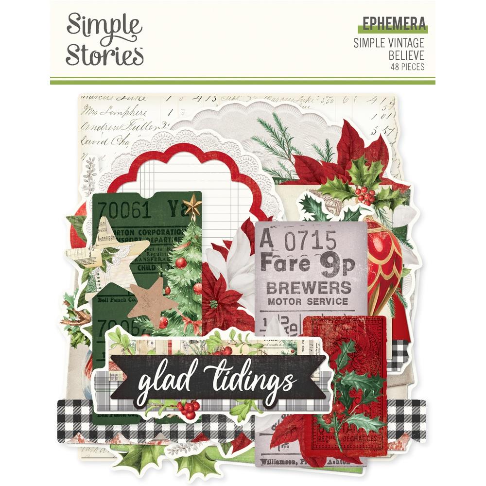 Simple Stories Simple Vintage Believe - Ephemera