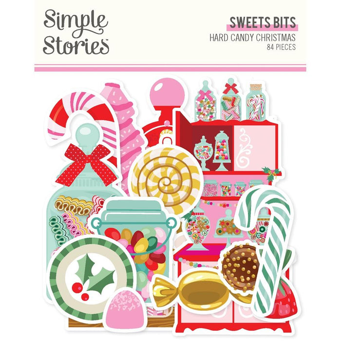 Simple Stories Hard Candy Christmas - Sweets Bits & Pieces