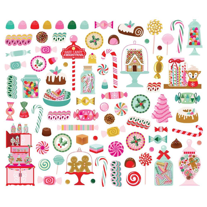 Simple Stories Hard Candy Christmas - Sweets Bits & Pieces
