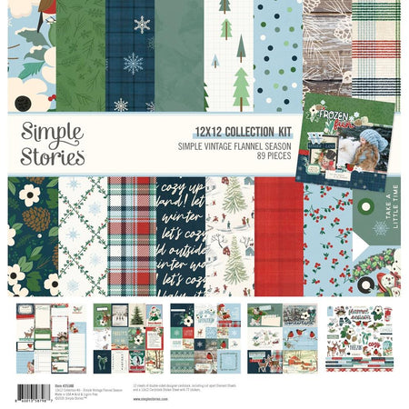 Simple Stories Simple Vintage Flannel Season - 12x12 Collection Kit