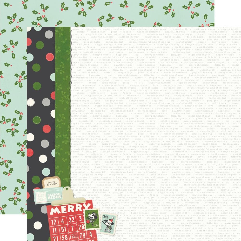 Simple Stories Say Cheese Classic Mouse Christmas - Merry Magic