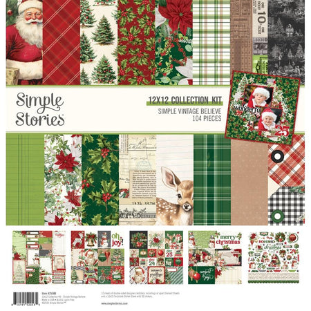 Simple Stories Simple Vintage Believe - 12x12 Collection Kit