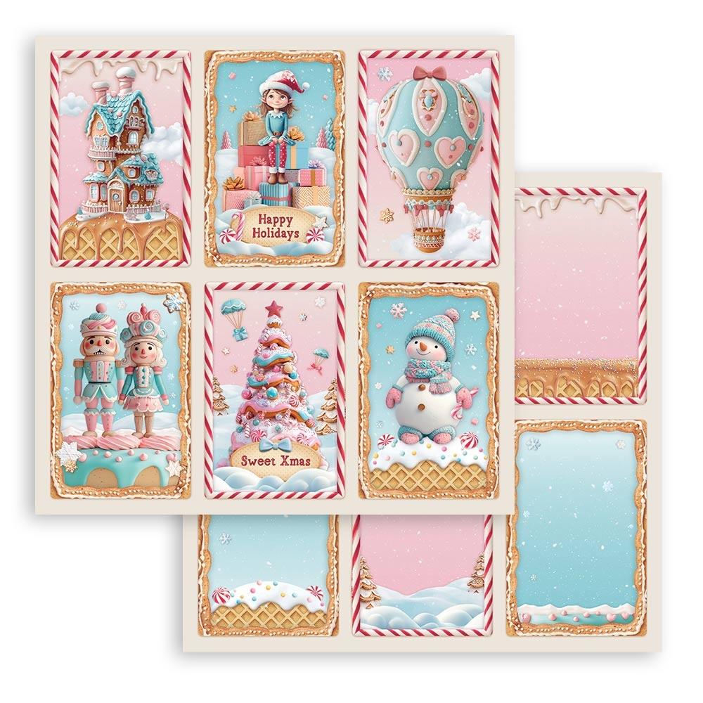 Stamperia Candy Christmas - 6 Cards
