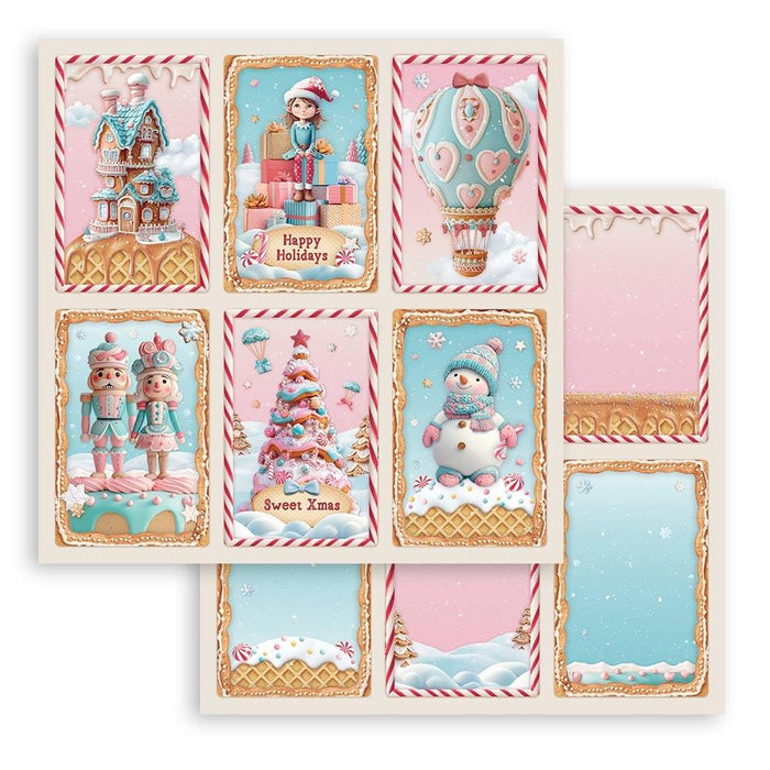 Stamperia Candy Christmas - 6 Cards