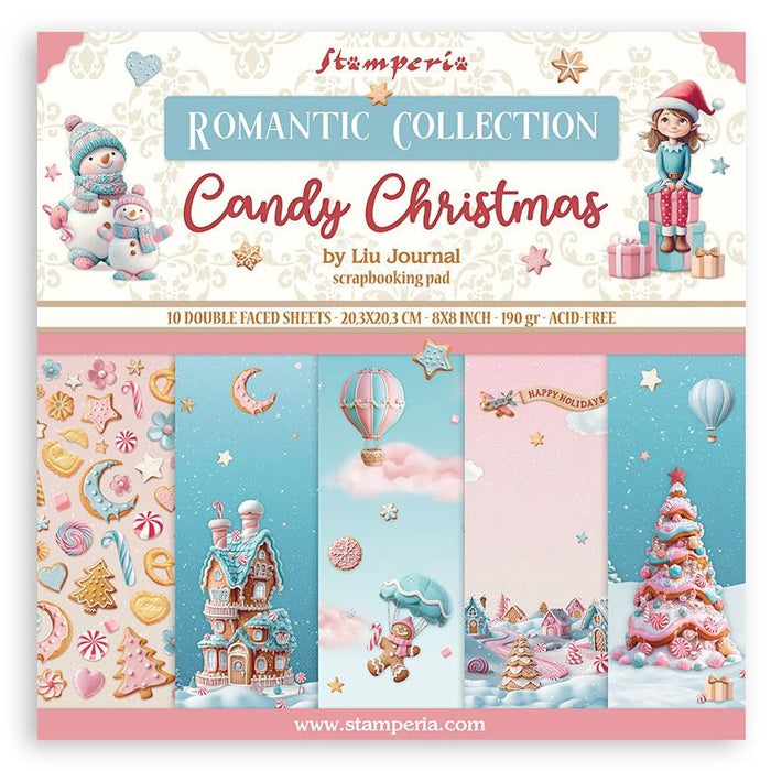 Stamperia Candy Christmas - 8x8 Paper Pack
