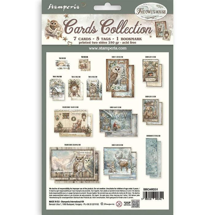 Stamperia The Owl's House - Cards Collection